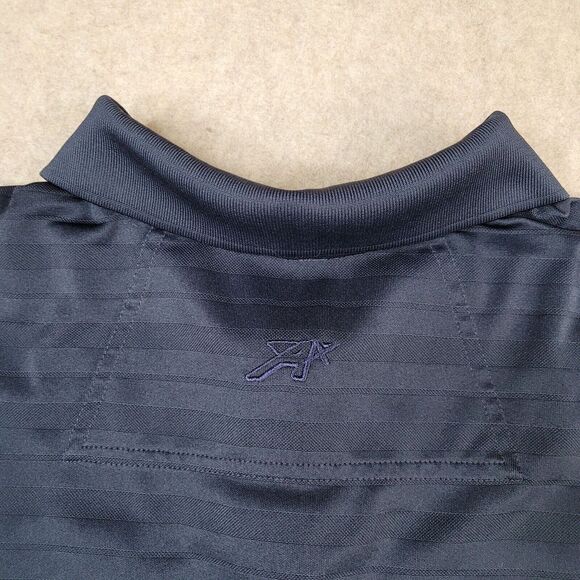 Ahead Golf Shirt Mens Large Black PCCA Logo Short Sleeve Stretch Performance - Picture 9 of 10